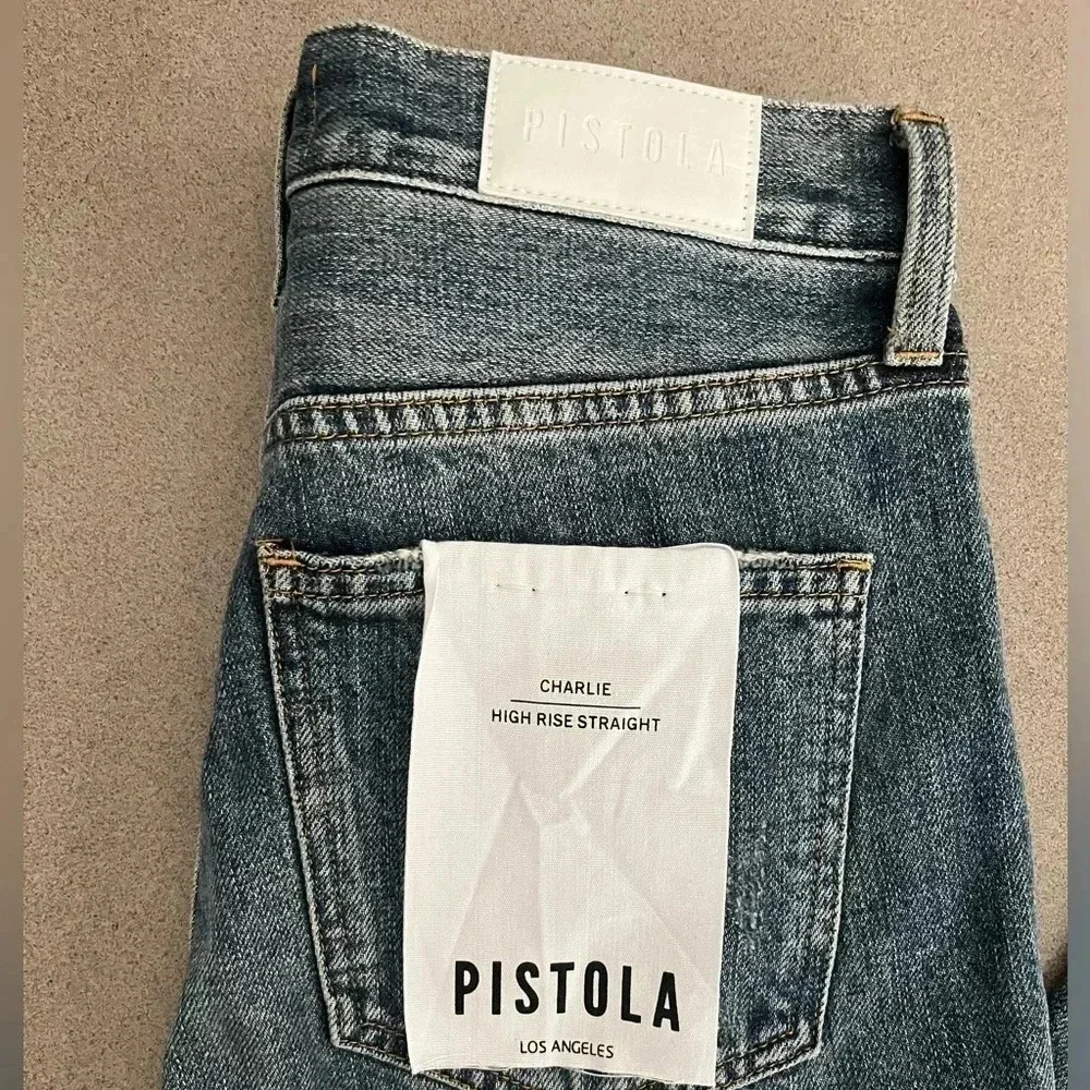 Pistola Charlie High Rise Straight Leg Jean - Picture 2 of 7